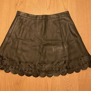 Club Monaco | Faux Leather Skirt | Size 8